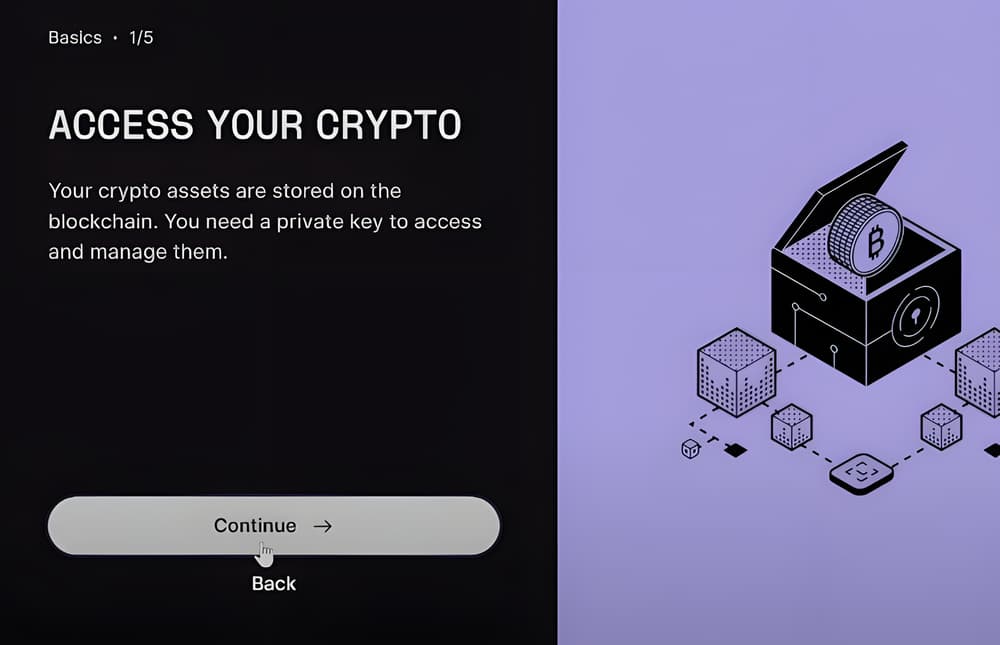 Βασικά 1 από 5: τα crypto σας βρίσκονται στο blockchain και χρειάζεστε ιδιωτικό κλειδί για να τα διαχειριστείτε
